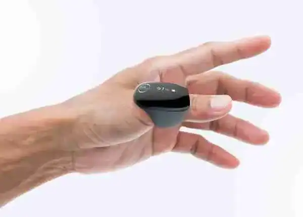 Small handheld device for TMJ and sleep therapy treatment.